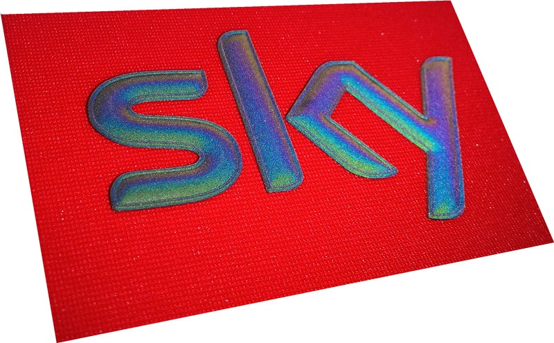 3D Multicolor Reflective Silicone Transfer Label